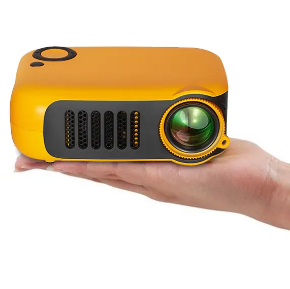 Transjee A2000 profesional 1080p nativo HD Mini portátil pequeño hogar inteligente interior cine Video película Mini proyector