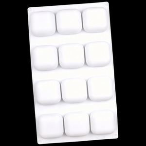 Moule en silicone écologique pour savon, chocolat et gâteau, avec 12 cavités carrées, sans BPA, pour résine, OEM/ODM - Product Image 3
