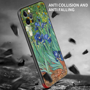 Custodia per telefono con stampa UV per iPhone 16 13 15 14 12 11 Pro MAX XR X SE XS 7 8 Plus Cover Capa di lusso Van Gogh Art expanstics Angel - Product Image 4