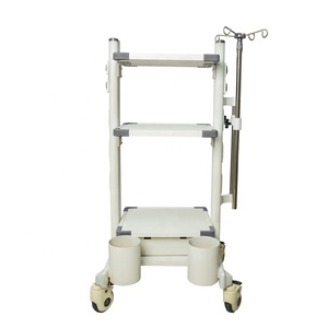 Plateaux d'instruments multicouches chirurgicaux Chariot d'allaitement mobile Chariot d'anesthésie Chariot d'endoscope - Product Image 1