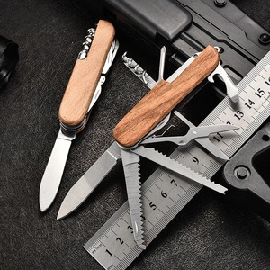 Cá nhân bằng gỗ corkscrews rượu vang mở Swiss dao cầm tay đa chức năng công cụ chú rể món quà cưới - Product Image 2