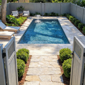 Mini Piscina, Comprar Piscina, Piscina Familiar, Piscina con Cascada, Sofá para Piscina, Piscina de Fibra de Vidrio Elevada - Product Image 6