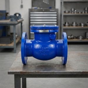 Válvula de Retención de Hierro Fundido ANSI B16.5, Válvula Antirretorno con Brida de 8 Pulgadas PN16 para Tuberías de Agua y Petróleo - Product Image 5