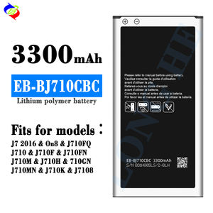 Batterie au lithium d'origine EB-BJ710CBC pour Samsung J7 2016 0n8 J710FQ J710 <span class=keywords><strong>J710F</strong></span> J710FN J710M J710H 710GN J710MN J710K J7108 - Product Image 2