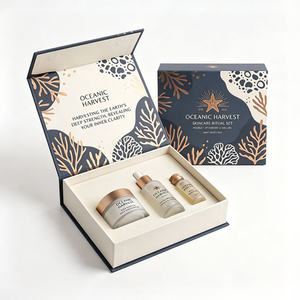 Scatole Rigide per Prodotti per la <span class=keywords><strong>Cura</strong></span> della Pelle, Confezioni in Carta Patinata con Stampa in Lamina d'Oro, Scatole Regalo in Cartone con Chiusura Magnetica - Product Image 5