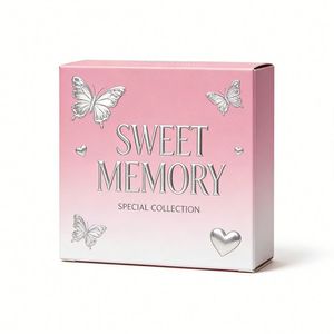 Caja de cartón autoarmable plana para envío de maquillaje, protector solar, loción de spa, suero facial, removedor, aceite capilar, suero para el cuidado de la piel, cosméticos - Product Image 3