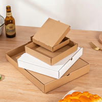 Boîte à pizza pour usage en restaurant, taille et logo personnalisés, emballage alimentaire jetable de qualité alimentaire