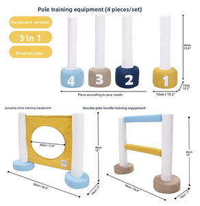 Set de Entrenamiento de Agilidad <span class=keywords><strong>para</strong></span> Cachorros, 3 en 1: Corralito, Pista de Obstáculos y Entrenador, Multifuncional y Compacto - Product Image 6