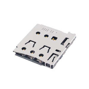 MUP ตัวเชื่อมต่อซิมการ์ดนาโน6พินแบบกดพร้อมขาซีดีสำหรับโทรศัพท์ GPS POS IOT ขายดีในอินเดียไก่งวงมาเลเซียประเทศ<span class=keywords><strong>ไทย</strong></span> - Product Image 3