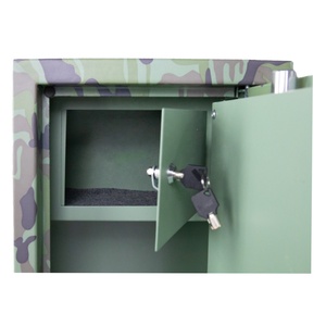Whole <strong>Sale</strong> Military Color Lock Metal Customized <strong>Gun</strong> Safe <strong>Cabinet</strong> with Ammo Box - Product Image 5