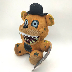 Nouvelles peluches Five Nights at Freddy's (<span class=keywords><strong>FNAF</strong></span>) de 18 cm et 25 cm : Freddy, Foxy, Springtrap, Bonnie – Jouets en peluche doux et animaux en peluche - Product Image 5