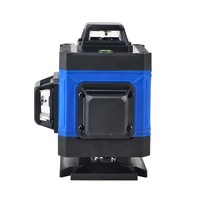Niveau laser vert 4D à 16 lignes, auto-nivelant rotatif à 360 ° pour la mesure de précision des bâtiments et des images suspendues