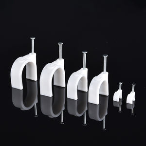 Câble d'agrafe de Pipeline en forme de U carré/<span class=keywords><strong>grillage</strong></span> en acier circulaire de clou matériel en Nylon Durable <span class=keywords><strong>pour</strong></span> la fixation de clou de selle de ciment - Product Image 6