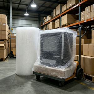 High Quality PE Waterproof <b>Bubble</b> Film <b>Roll</b> Transparent & Clear Air Cushion for Moving Storage Customizable Size & Color - Product Image 6