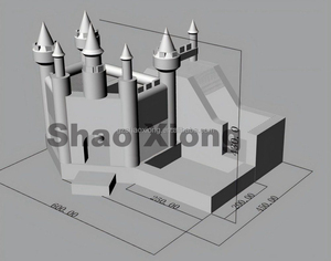 New Commercial Outdoor <strong>White</strong> Wedding Bouncer House <strong>Inflatable</strong> Combo <strong>Slide</strong> <strong>Inflatable</strong> Bouncer <strong>White</strong> Castle Bounce House with Pool - Product Image 2