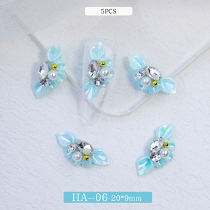 Novedad: 5 piezas/bolsa <span class=keywords><strong>de</strong></span> adornos <span class=keywords><strong>de</strong></span> resina para <span class=keywords><strong>uñas</strong></span> con flores <span class=keywords><strong>de</strong></span> diamantes <span class=keywords><strong>de</strong></span> imitación, flores acrílicas 3D para decoración <span class=keywords><strong>de</strong></span> <span class=keywords><strong>uñas</strong></span> - Product Image 5