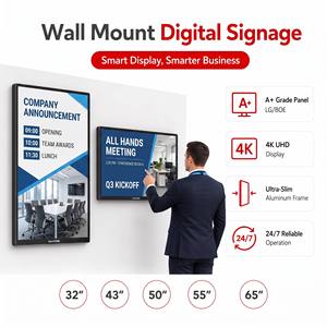 Lecteur <span class=keywords><strong>vidéo</strong></span> <span class=keywords><strong>d</strong></span>'intérieur KEINONE 43 49 55 65 pouces, écran LCD numérique Android Wifi à montage mural, affichage publicitaire - Product Image 3