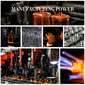 Bottiglia di profumo in vetro riutilizzabile stampabile da 30ml e 50ml 100ml in vetro chiaro quadrato rosso - Product Image 4