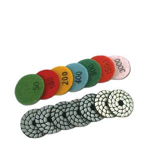 ชุดแผ่นขัดเพชร 50 มม. 10 ชิ้น สำหรับเครื่องเจียร ขัดหินอ่อน หินแกรนิต กระเบื้องเซรามิก แผ่นขัดหยาบพิเศษเบอร์ 50 - Product Image 1