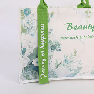 Sac fourre-tout en toile écologique personnalisé de haute qualité, grande capacité, réutilisable, sac à main pour femme, cadeau tendance - Product Image 3