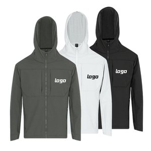 Wholesale Fashion Color Blocking Design Autumn Climbing Sportswear Hooded Outdoor Windbreaker <b>Jacket</b> - Product Image 4