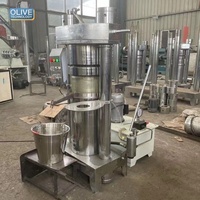 Automatische cacaoboon hydraulische oliepersmachine, eenvoudig te reinigen voor efficiënte extractie van olijf-, sojaboon- en walnootolie.