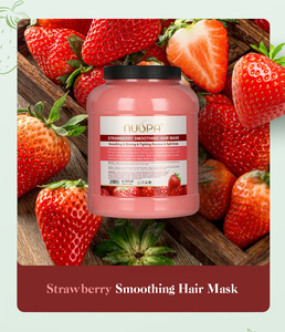 5L NUSPA all'ingrosso collagene <span class=keywords><strong>capelli</strong></span> nutrienti Masque crespo controllo lasciare elegante organico fragola estratto <span class=keywords><strong>maschera</strong></span> per <span class=keywords><strong>capelli</strong></span> - Product Image 2