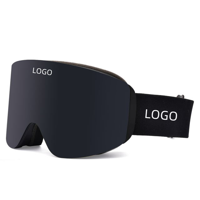 Ski Goggles Factory UV400 Protection Snow Board Eyewear OEM Custom Anti Fog Ski Glasses Googles Straps Magnetic Lens Ski Goggle