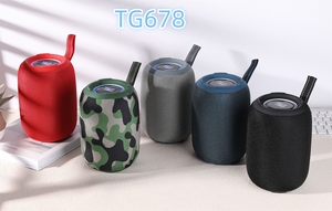 OEM ODM TG678 Hoparlörler Açık Hava Taşınabilir FM TF Kart AUX Eller Serbest Arama TWS EO BT Kumaş Kablosuz Hoparlör - Product Image 6
