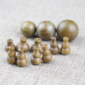 Wood <b>Beads</b> Small Gourd Buddha Tower For Bracelet Making Polished Round Shape - Product Image 4