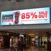 Écran LED de bienvenue publicitaire personnalisé pour porte de magasin en couleur intérieure P2mm Affichage LED sans couture pour épissure Panneau LED pour boutique