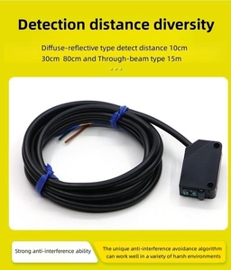 Capteur De Couleur, transductores Npn, sensor fotoeléctrico difuso óptico, - Product Image 5