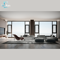 Ventana Fija de Aluminio, Aislamiento Térmico y Acústico, Directo de Fábrica, Residencial