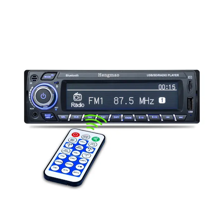 BTMP3プレーヤー/USB/TF/AUX/FM/AM/RDS/DABカーオーディオステレオラジオ付きユニバーサルカーラジオレシーバーカーステレオ