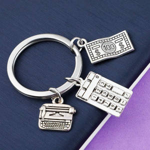 Financiële Calculator Dollar Accountant Student Accounting Afstuderen Gift Sleutelhanger Rugzak Hanger Sleutelhanger - Product Image 3