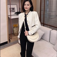 Sacs à Main en Cuir Véritable de Créateur pour Femme, Sacs Chic Sous le Bras pour Dames, Sac Croissant Élégant à Épaule et Bandoulière Type Selle