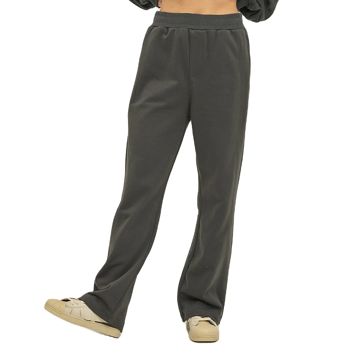 350g de alta qualidade Homens Unisex Sweat Pants Casual Loose Fit Heavy Cotton Sweatpants Em Branco Design personalizado Homens Corredores NOVO