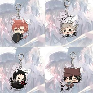 พวงกุญแจอะคริลิคสองด้านลายการ์ตูนธีมแมวน่ารักจากอนิเมะ <span class=keywords><strong>Bungou</strong></span> <span class=keywords><strong>Stray</strong></span> <span class=keywords><strong>Dogs</strong></span> ตัวละครดาไซ โอซามุ และนาคากะระ ชูยะ ของขวัญคริสต์มาส - Product Image 3