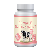 Capsules OEM pour Femmes, 6 en 1, à base d'organes de bovin nourri à l'herbe : Foie, Rate, Rein, Cœur, Ovaires et Utérus