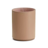 Porte-stylo mince rangement d'accessoires de bureau porte-stylo de bureau personnalisé en cuir PU fantaisie pour bureau