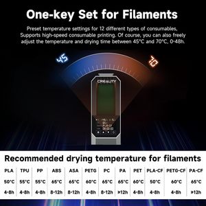 Séchoir à filament Creality Space Pi 1,75 mm en alliage, accessoire pour imprimante 3D avec chauffage PTC et ventilateur - Product Image 5
