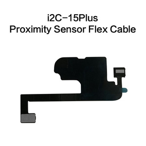 สายแพรเซ็นเซอร์วัดระยะห่างหูฟัง I2C สำหรับ iPhone 15 <span class=keywords><strong>Pro</strong></span> พร้อม <span class=keywords><strong>True</strong></span> Tone และ Face ID สำหรับซ่อมโทรศัพท์มือถือ - Product Image 3