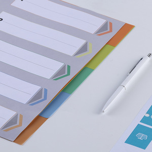 Comix Index Paper IX901 A4 11-Hole Five-Color Divider Sheet For Document Organizing - Product Image 5