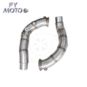 BMW F10 F12 F13 M5 M6 yüksek akış 80mm Engine motor için <span class=keywords><strong>M</strong></span> performans egzoz iniş borusu - Product Image 3