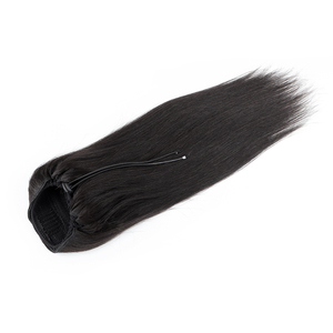 ผมต่อหางม้าแบบผูกผมมนุษย์22นิ้วแฟชั่นแบบตะวันออก - Product Image 1