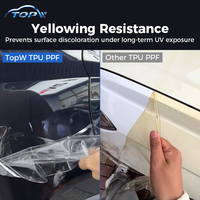 Film de protection de peinture automobile TPU PPF transparent 7,5 mil 8,5 mil 1,52*15M réparation thermique anti-jaunissement garantie 6 ans échantillons gratuits