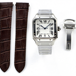 Reloj <span class=keywords><strong>de</strong></span> Marca <span class=keywords><strong>de</strong></span> Lujo para Hombre, Reloj Automático Santoses, Movimiento Mecánico 9015, <span class=keywords><strong>Relojes</strong></span> <span class=keywords><strong>de</strong></span> Pulsera Cartierables para Hombre y <span class=keywords><strong>Mujer</strong></span> - Product Image 1