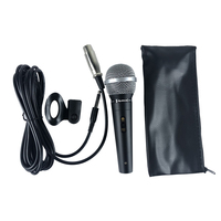 Microphone filaire dynamique professionnel micro oké de Studio cardioïde portable pour la communication vocale matière plastique Durable