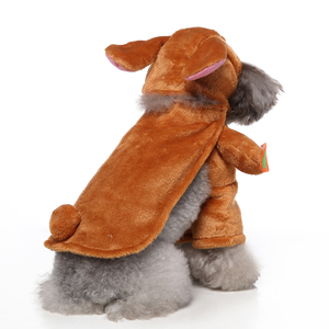 प्यारे पशु पैटर्न पालतू वस्त्र कोस्प्ले कुत्ते और खरगोश कपड़े कपड़े पहने हुए फैशनेबल सजावटी पार्टी भूमिका निभाते हैं - Product Image 4