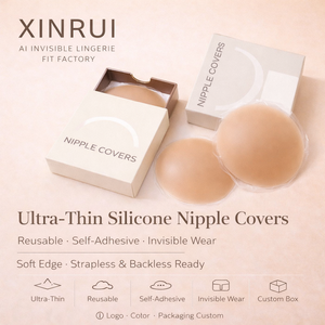 Cache-tétons adhésifs en silicone ultra-fins réutilisables pour femmes, accessoires intimes doux sans bretelles ni dos - Product Image 1